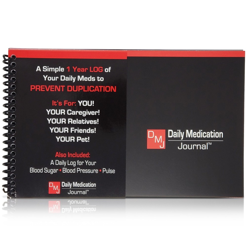 Daily Medication Journal - Log for Medication, Blood Sugar, Pulse, & More.