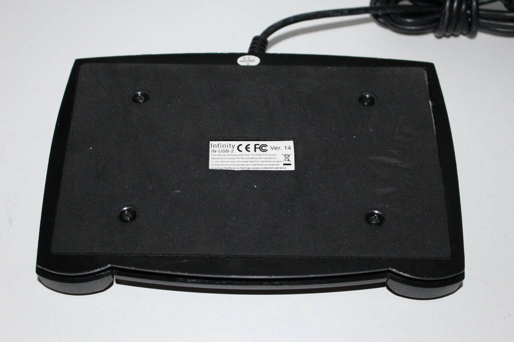 Infinity IN-USB-2 Computer Transcription Foot Pedal
