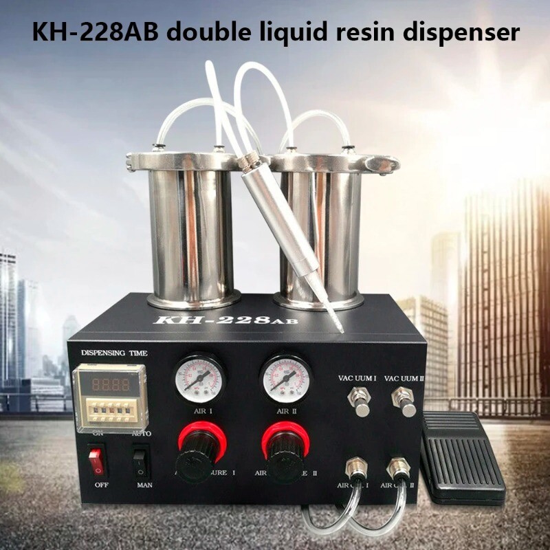 Automatic Double Liquid Dispenser Glue Glue Applying Machine