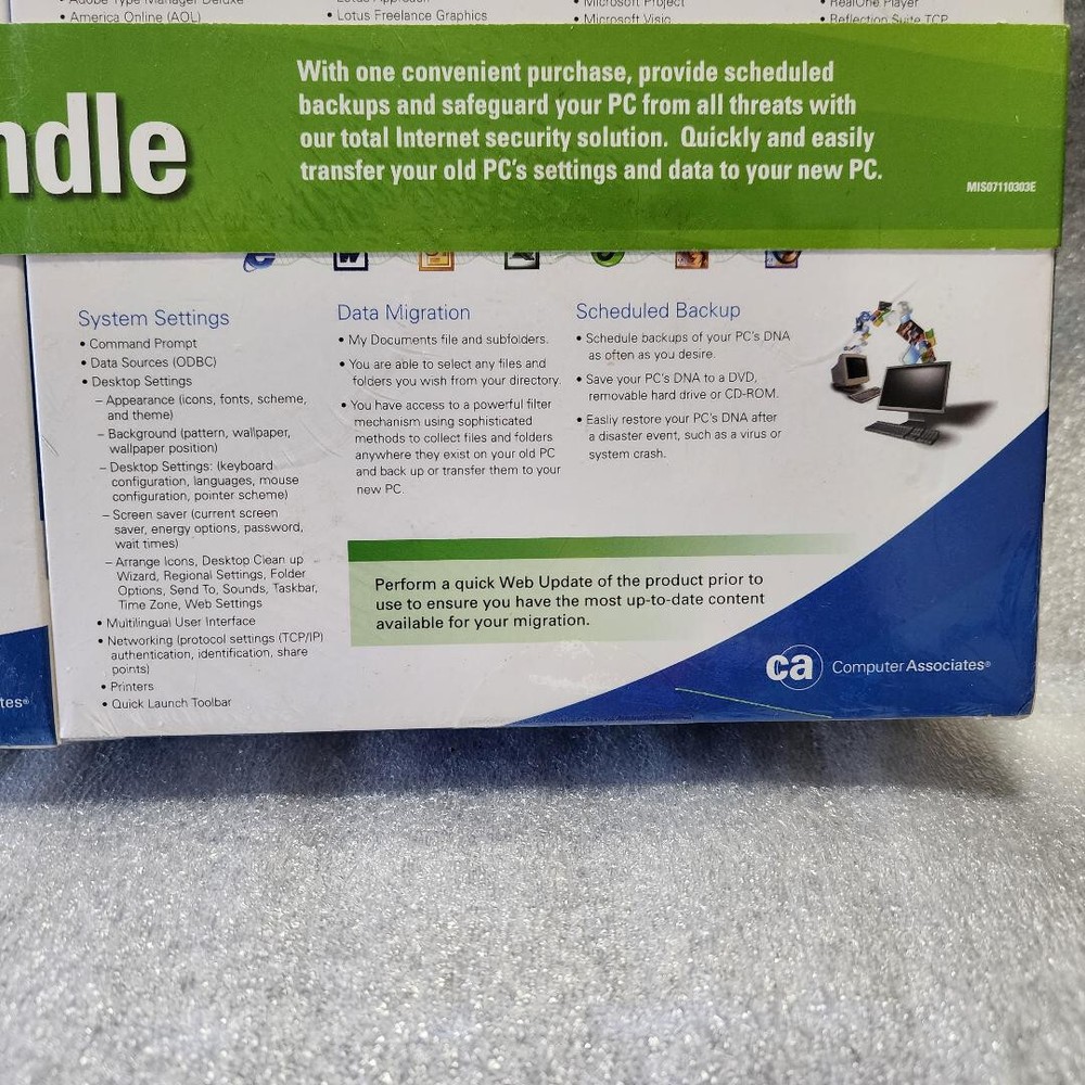 COMPUTER ASSOCIATES INTERNET SECURITY SUITE/DESKTOP DNA MIGRATOR BUNDLE