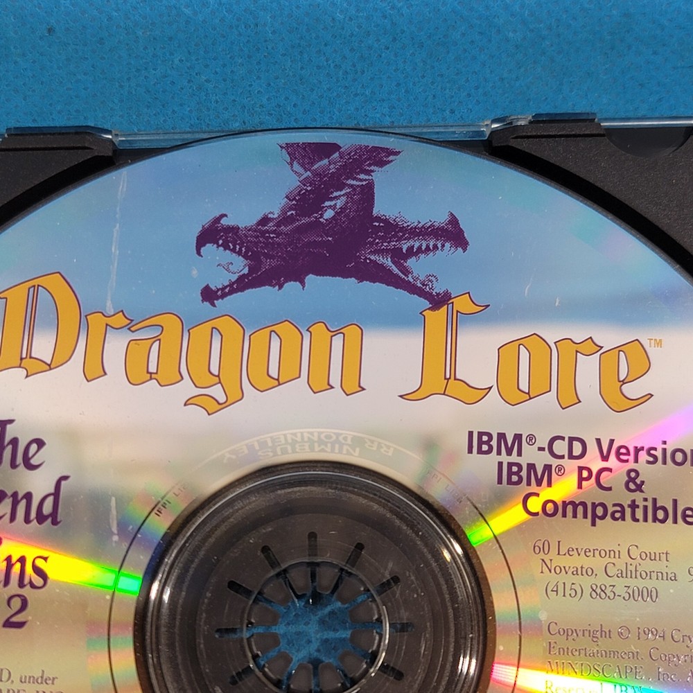 Vintage PC CD-ROM Dragon Lore 1994