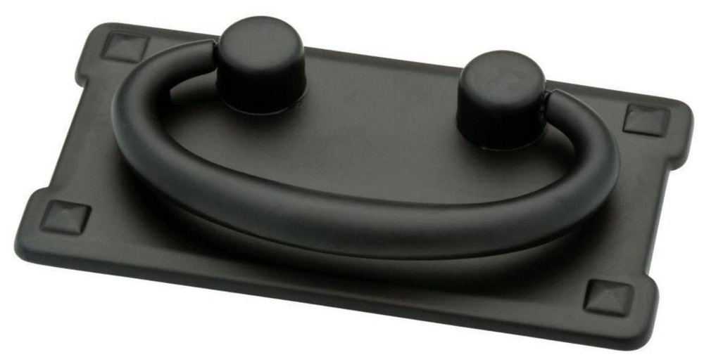 3" Mission Horizontal Bail Pull  Flat Black