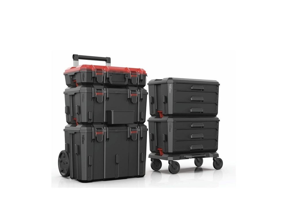 Hyper Tough Hyper Stack Tool Storage Box 3 Drawer Organizer