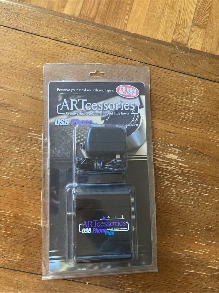 (C) ARTcessories USB Phono Vinyl Records Transfer Computer Interface