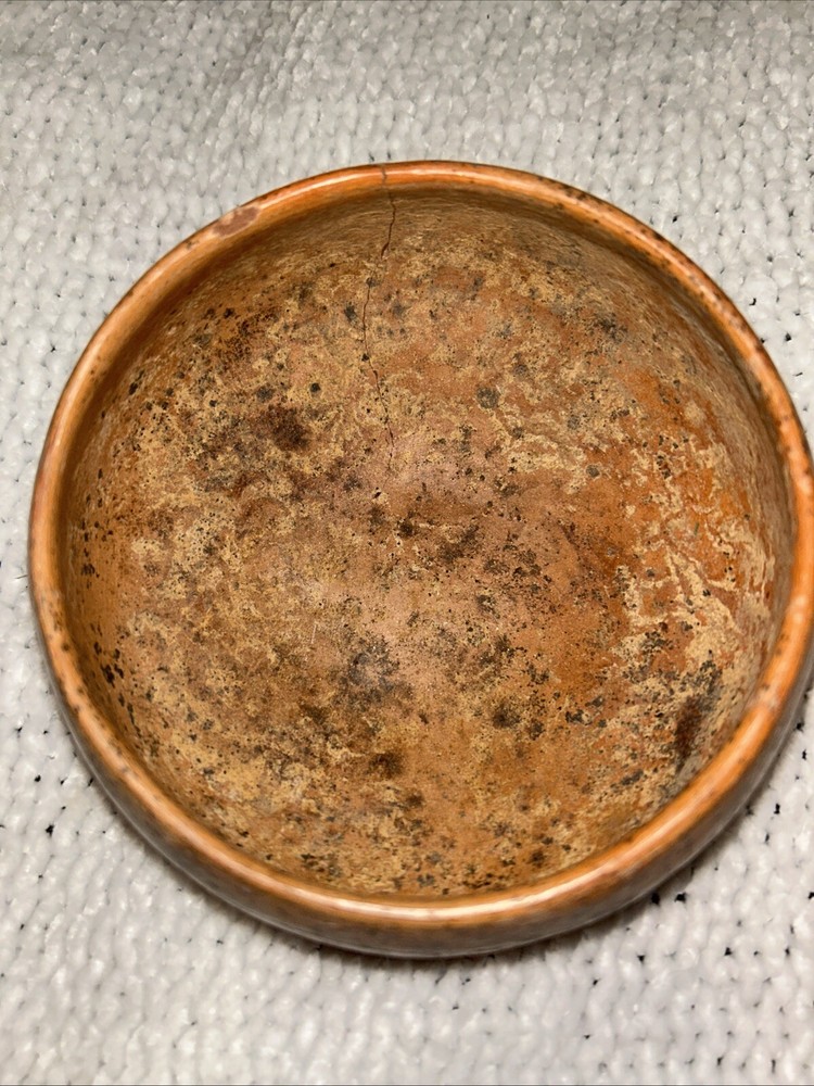 4.5x2 Antique Handmade Mayan Bowl