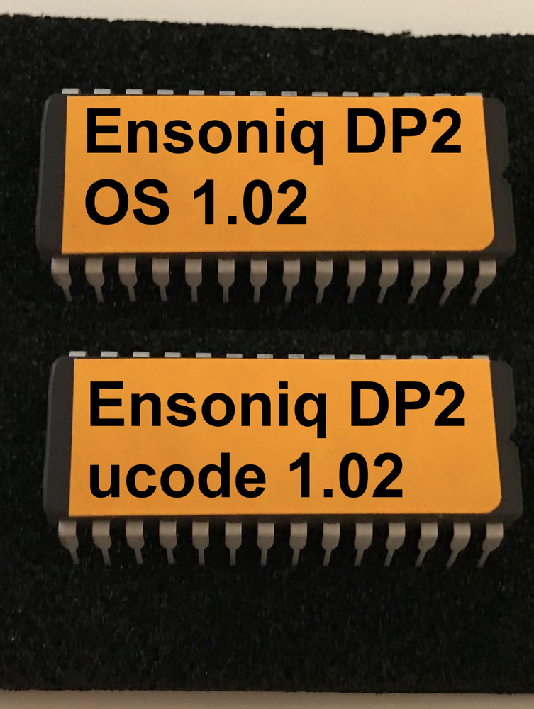 Ensoniq DP2 OS 1.02 EPROM 2pcs DP/2
