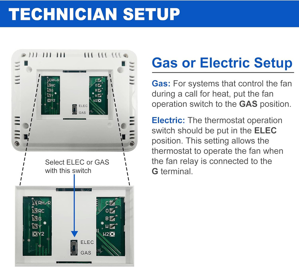 Termostato digital no programable para el hogar