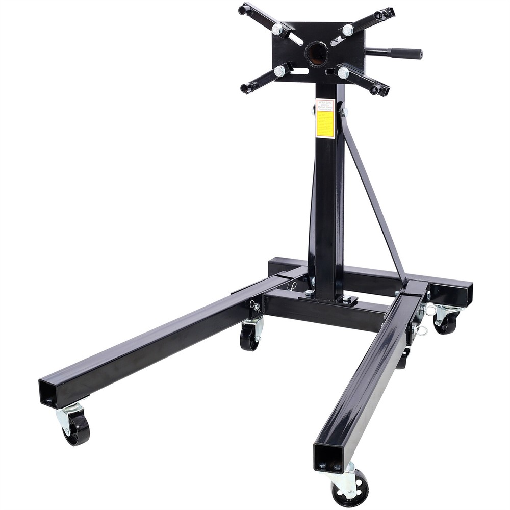 Foldable Engine Stand 2000LBS Capacity 360° Rotating Adjustable Steel Hoist