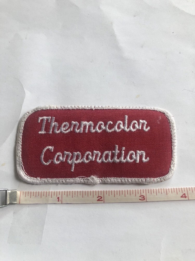 Thermocolor Corporation Uniform Embroidered Patch