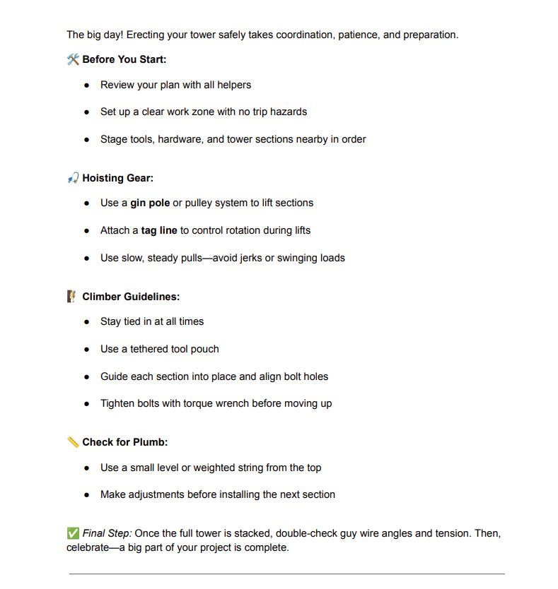 Modern Tower Construction Guide for Ham CB Radio Operators on CD-ROM