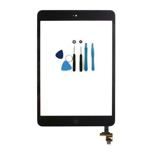 iPad mini 1 2 Touch Digitizer Screen + IC Connector Home Button Assembly (BLACK)