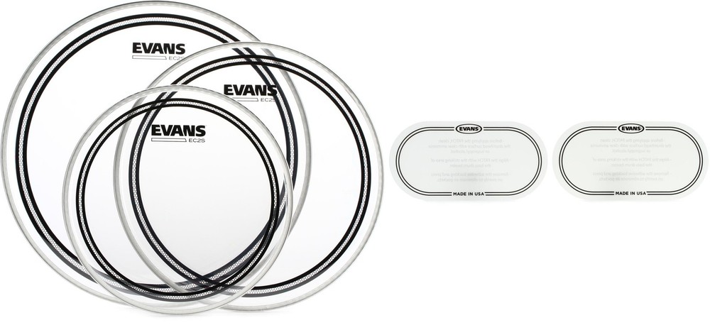 Evans ETP-EC2SCLR-F + Evans EQPC2 Value Bundle