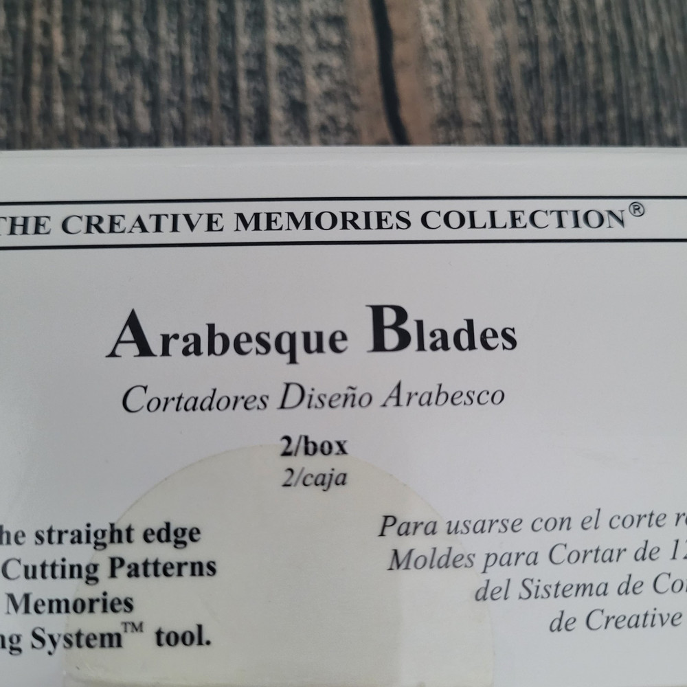 Creative Memories Custom Cutting Patterns System Blade Cartridge Blue Yellow NEW