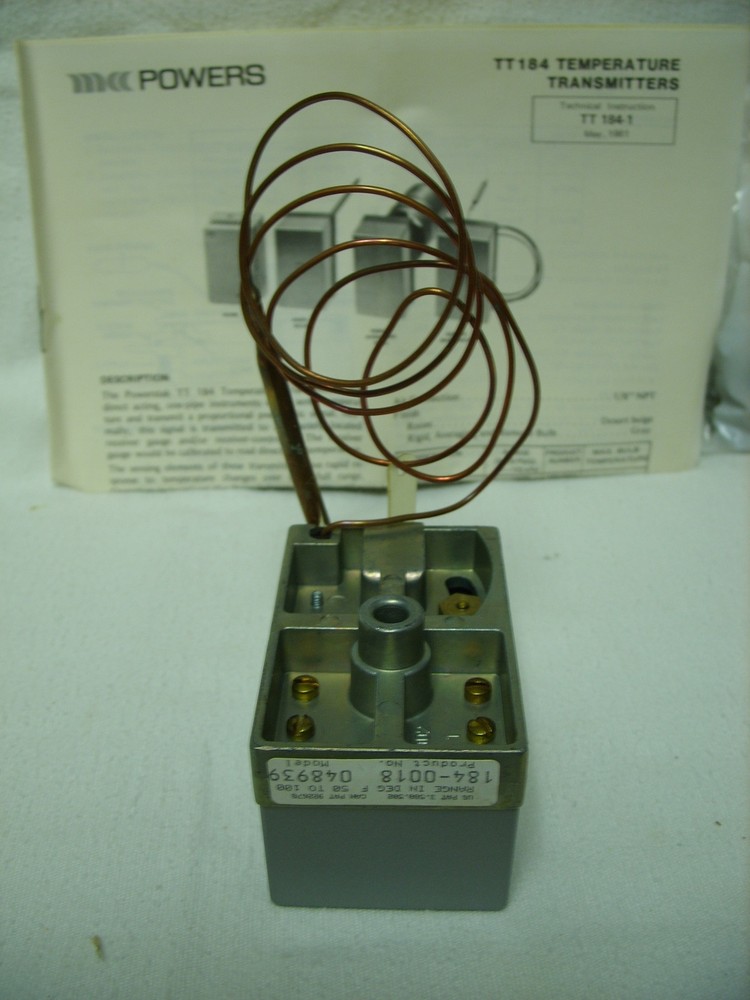 SIEMENS TEMPERATURE SENSOR TRANSMITTER 184-0018 / TT184