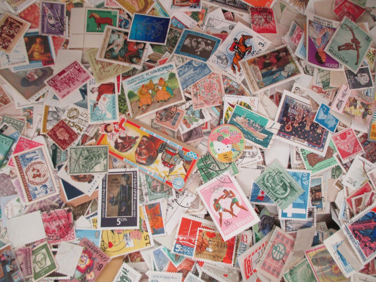 10.000 World Stamps Mix: Lots!! Treasure Hunters! /