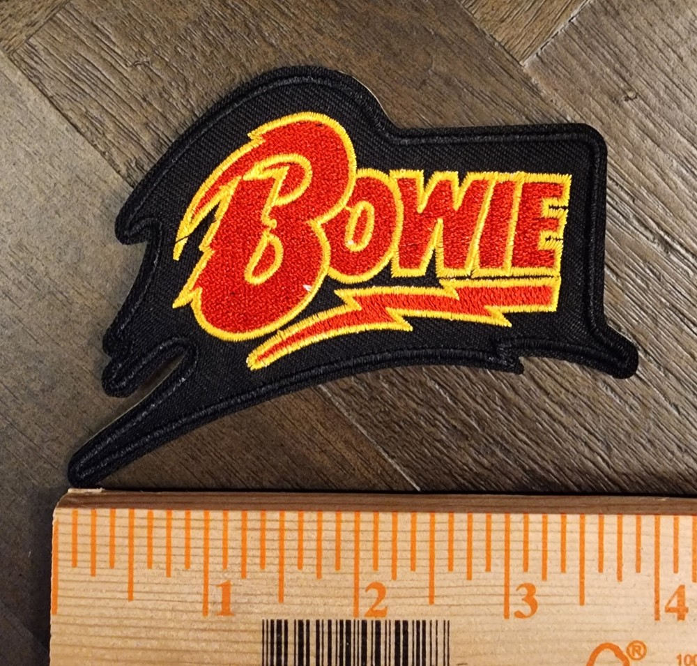 Iron On Patch featuring David Bowie Let's Dance Bolt Pop Culture Classics