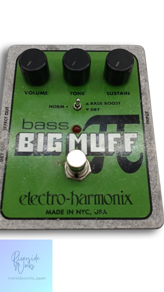 ELECTRO HARMONIX BASS BIG MUFF Effect Pedal Used JP