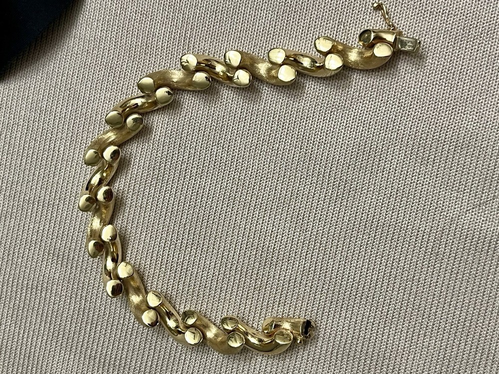 14k Solid Gold San Marco Bracelet