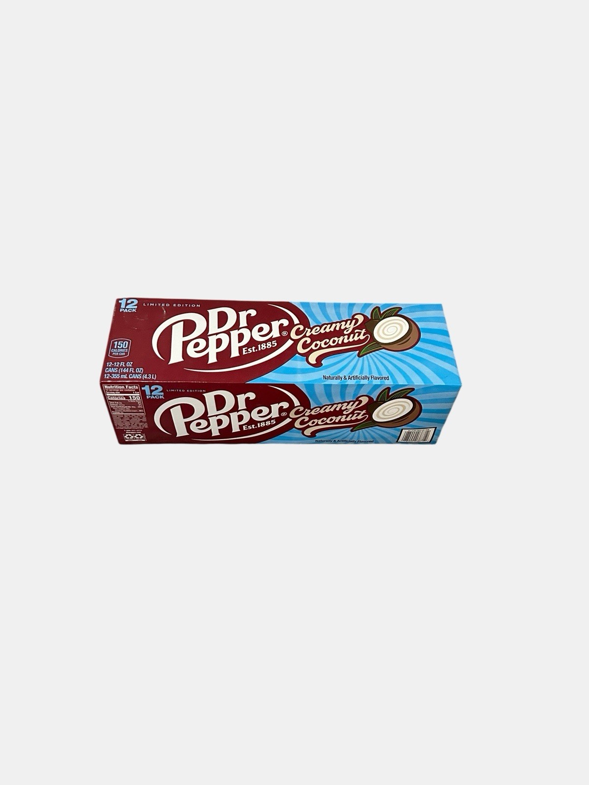 Dr Pepper Creamy Coconut LIMITED EDITION 12 Pack - Expires 12/07/2026