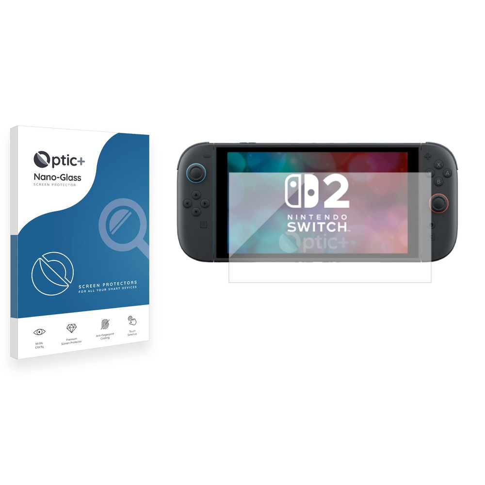 Optic+ Nano Glass Screen Protector for Nintendo Switch 2