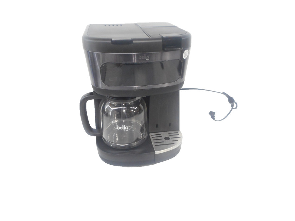 bella PRO MultiBrew 12-Cup Drip & Single-Serve Coffee Maker - Black