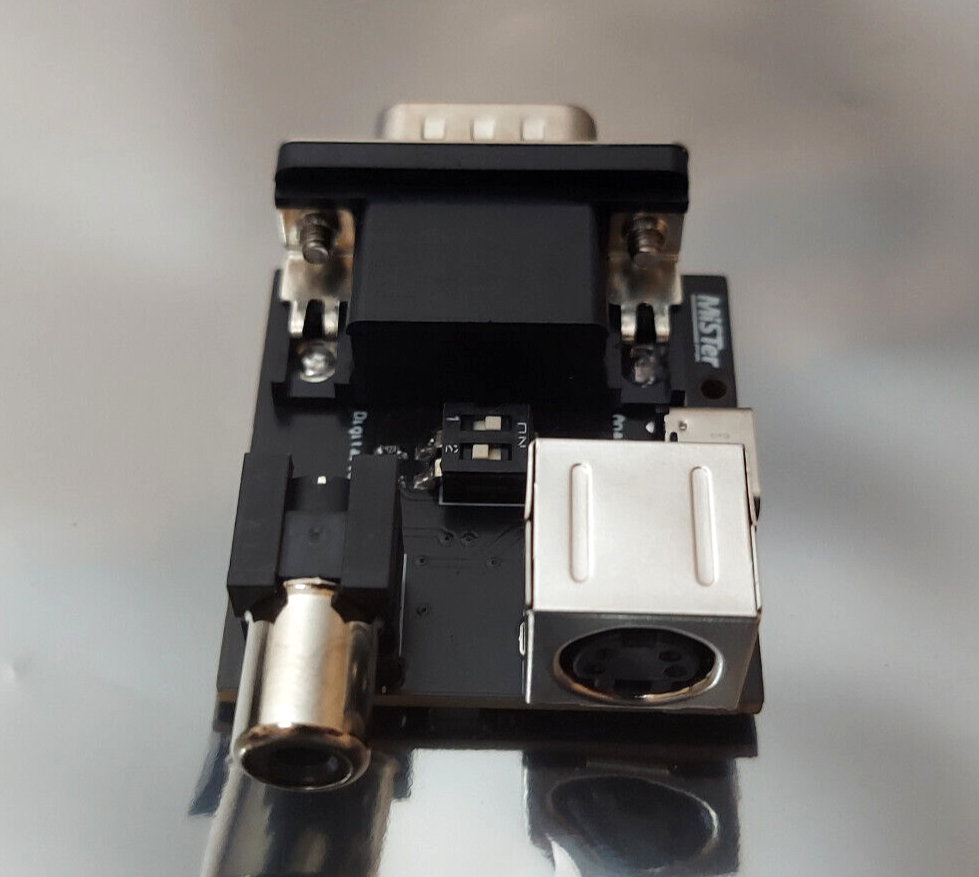 MiSTer FPGA Active Y/C Composite and S-Video Adapter w/ Case (New Version)