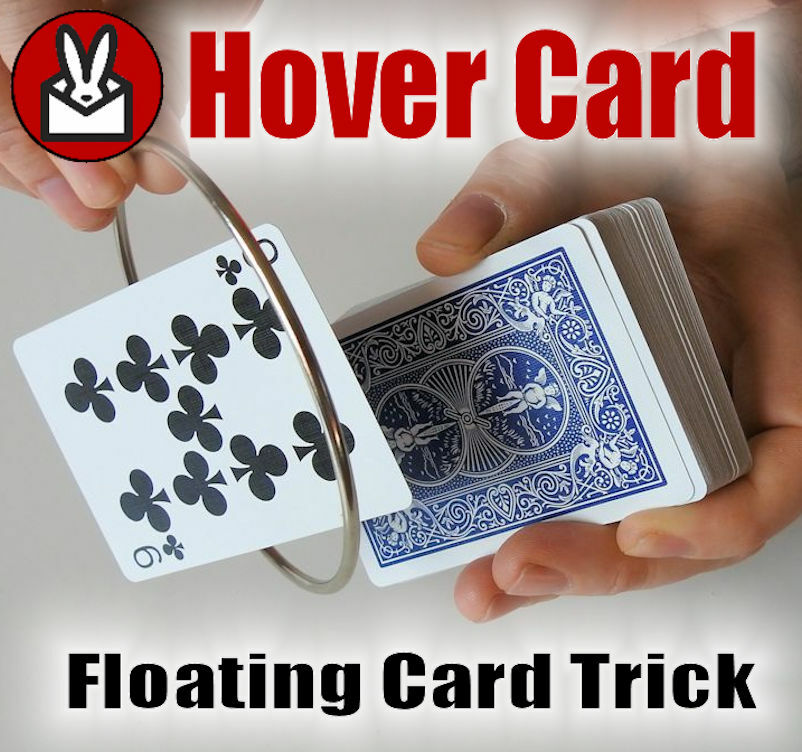 FLOATING CARD MAGIC TRICK RISING FLOAT HOVER BICYCLE GIMMICK TUTORIAL SEE VIDEO