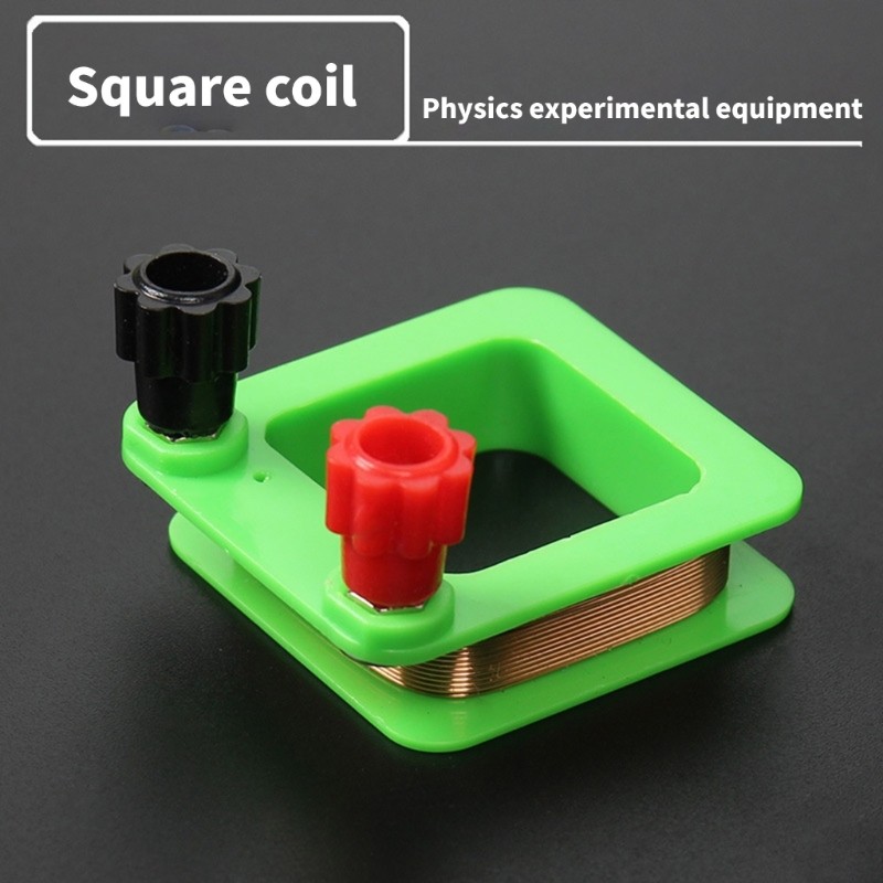 Demonstration Induction Coil Square Coil for Physics Teaching and Laboratory