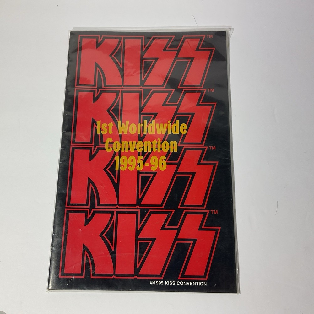 KISS 1st First Worldwide Convention (1995-96)~ Small 34 Pg. Booklet PROGRAM BOOK