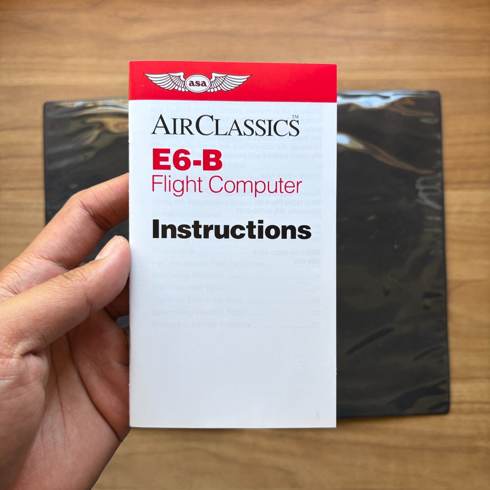 ASA Air Classics E6-B Flight Computer + Rotating Plotter CP-R