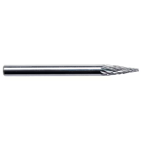 Carbide Bur, Pointed Cone, 1/4,  19D901