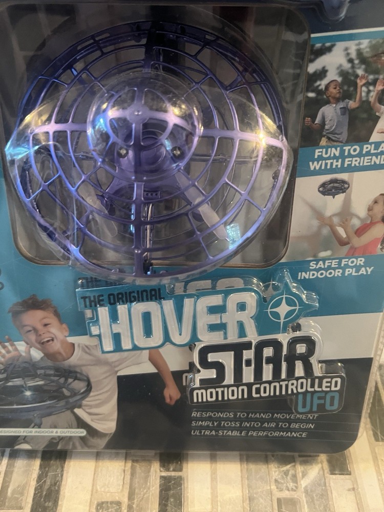 Hover Star Motion Controlled UFO No Remote Needed Operates Via Hand Command New