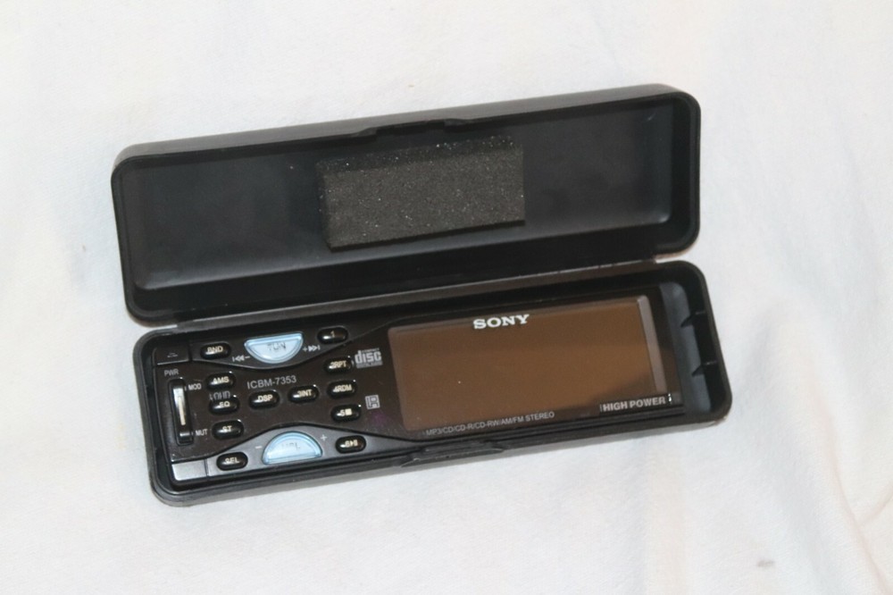 Sony icbm-7353 CD Stereo Faceplate rare 2b