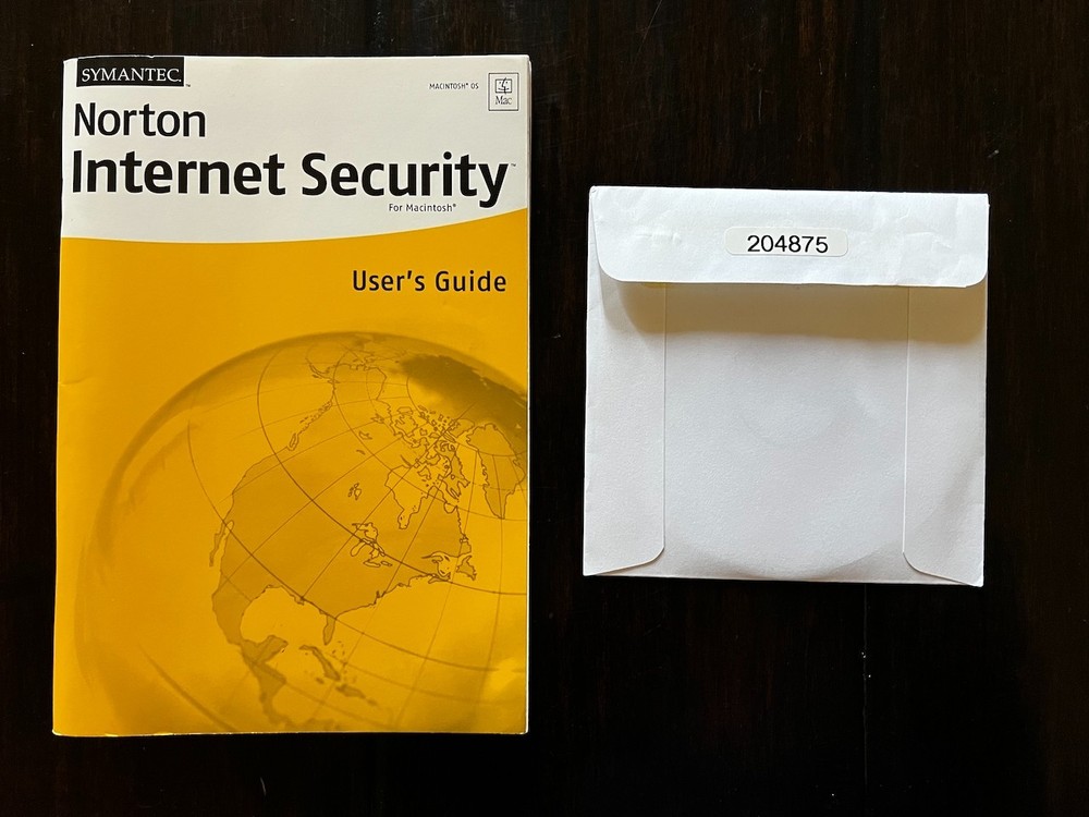 Norton Internet Security for Mac (year 2000)