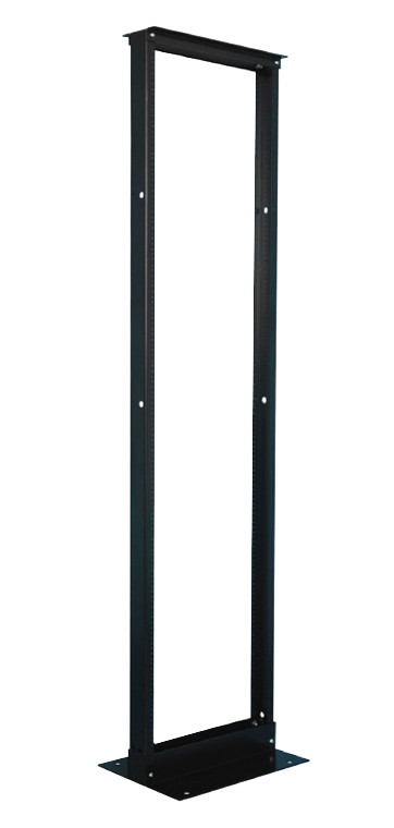 2 Post 42 RU Open Frame IT Network Aluminum Relay Server Rack VR4-421