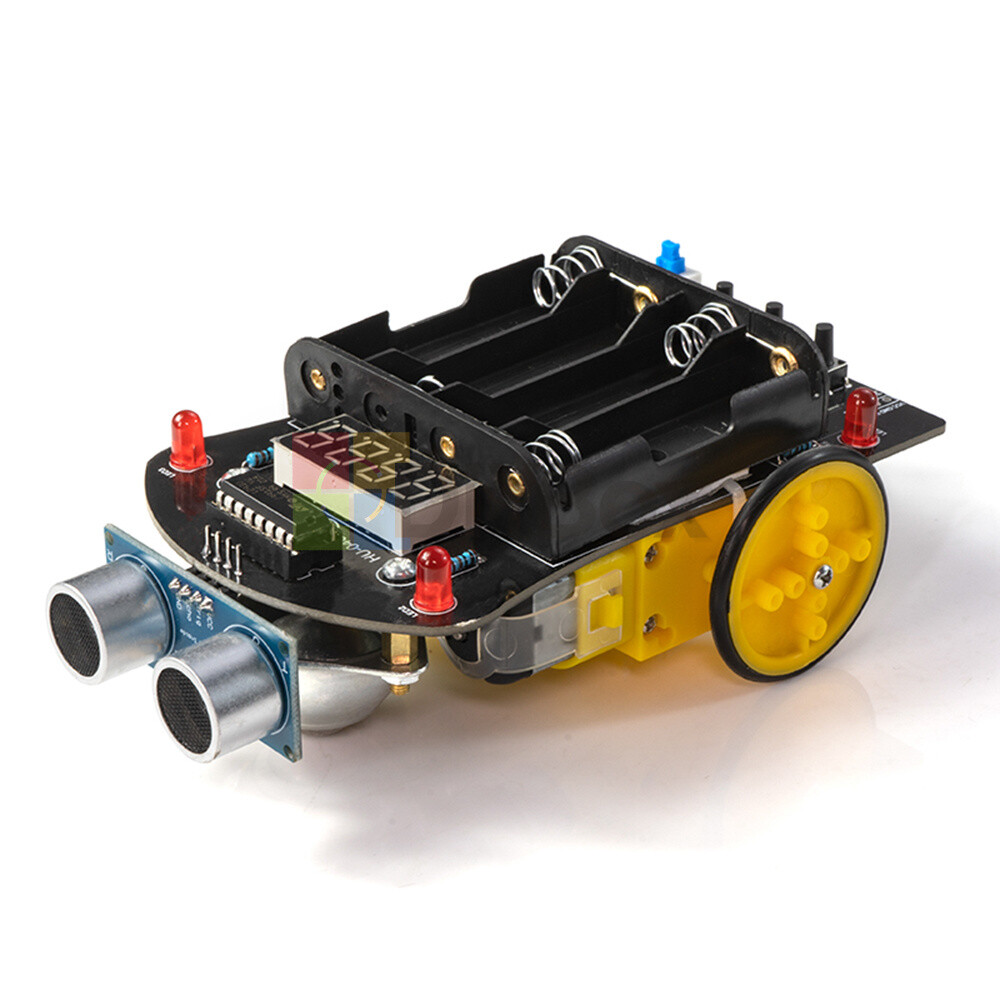 Intelligent Car  Obstacle Avoidance Distance Measuring Robot Programming DIY Kit