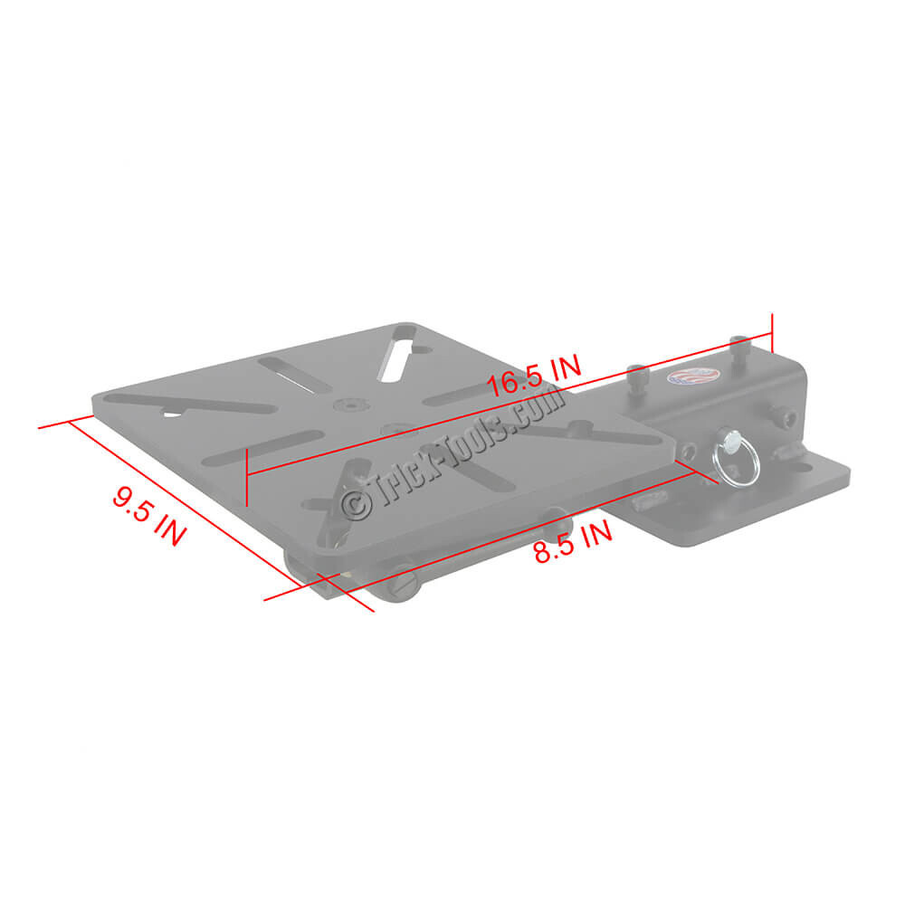 Swiveling Vise and Grinder Plate with Table Mount