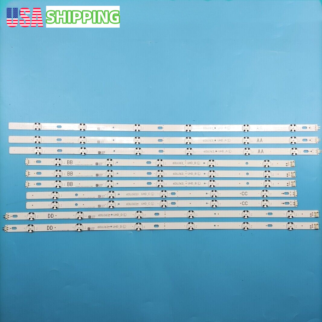 LED Strips For LG 60UJ6300 60UJ6050 60UJ634V Innotek 17Y 60inch 60UJ63_UHD ABCD