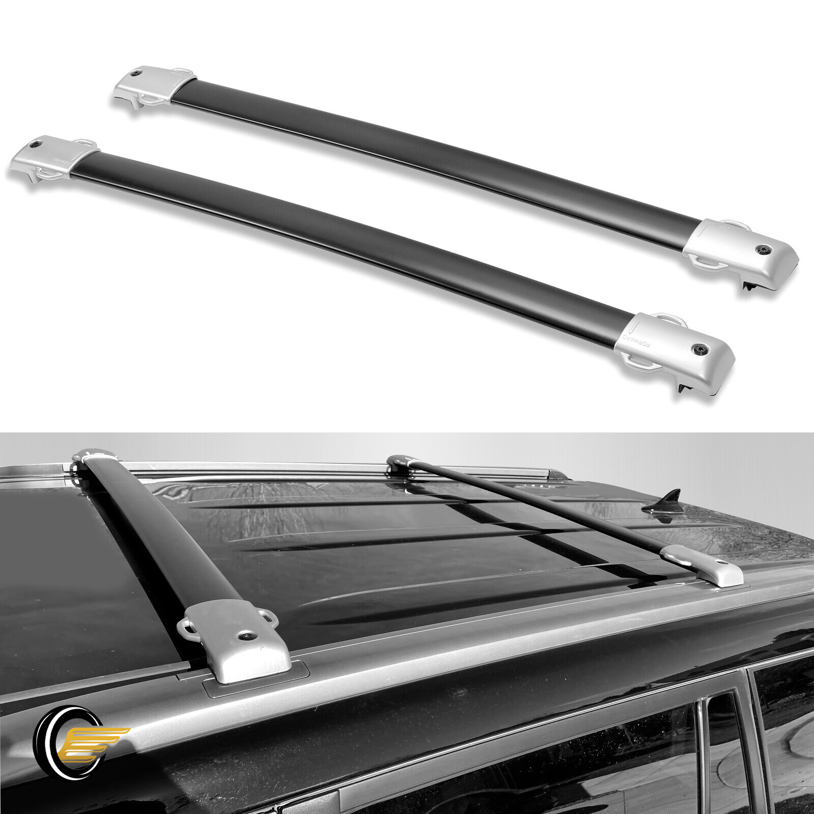 For 10-23 Lexus GX460 Roof Rack Cross Bar Cargo Carrier Luggage Carrier OE Style