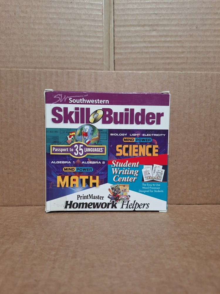 Skill Builder by Southwestern (PC, 2012)- Five Program Box Set - CIB, Tested