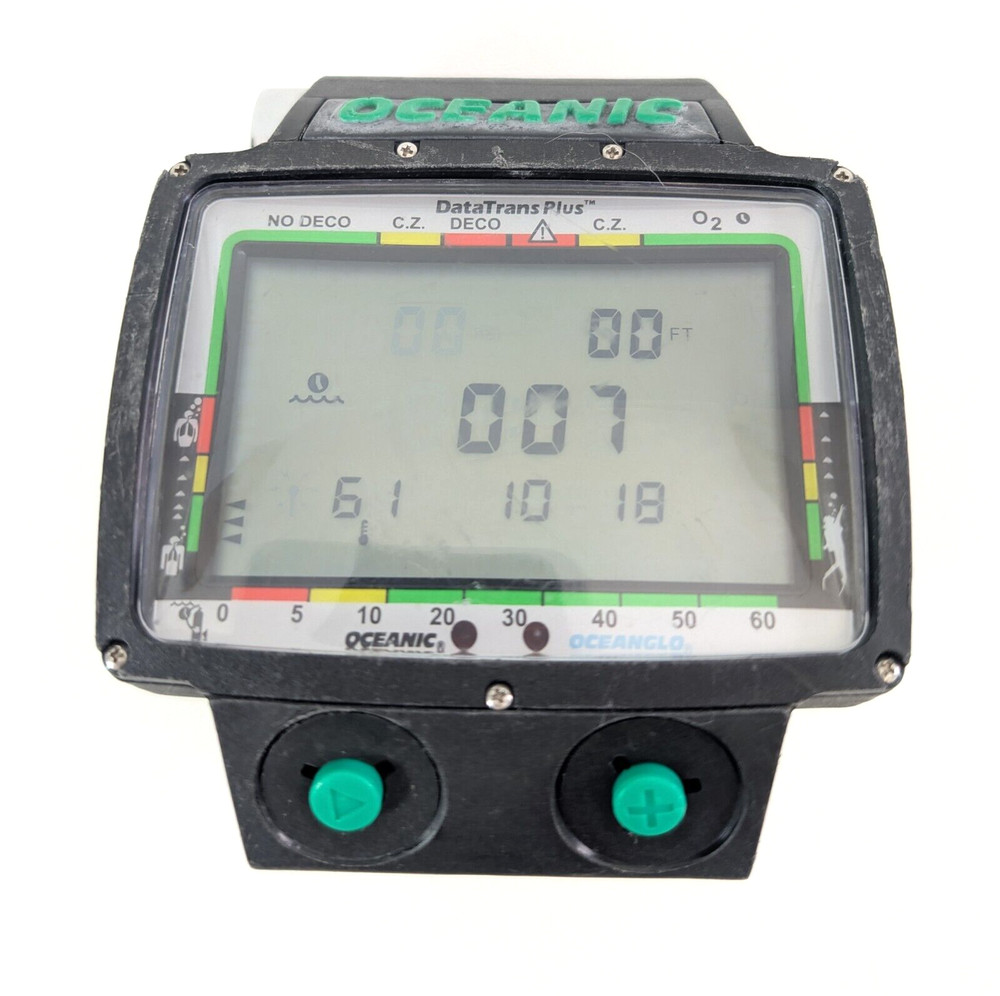 Oceanic DataTrans Plus Wireless Nitrox Hose Mount Scuba Dive Computer Data Trans