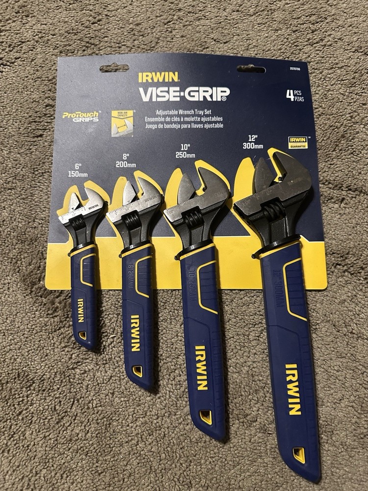 IRWIN Vise-Grip Adjustable Wrench Set