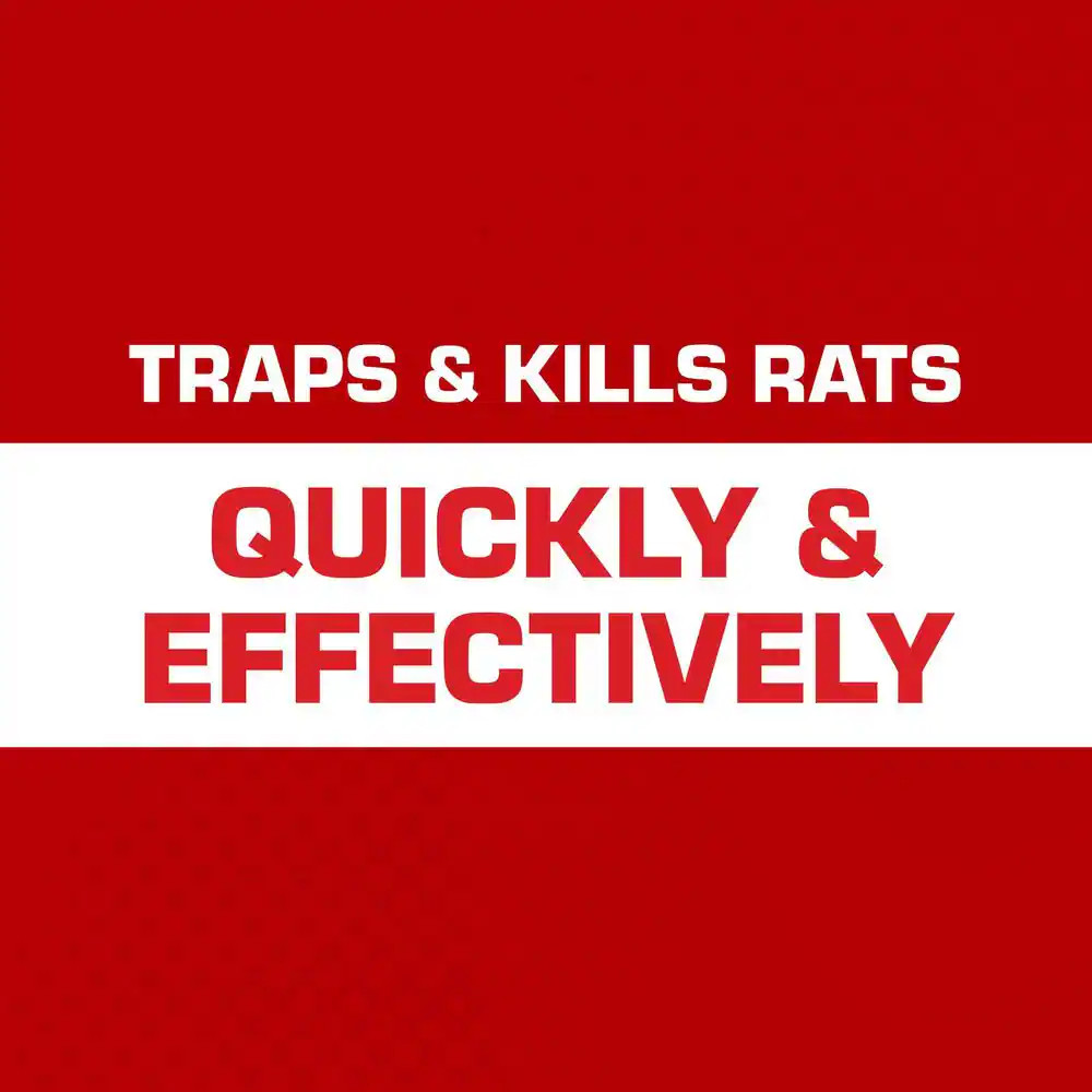 Secure-Kill Rat Trap, Features Aggressive Secure Catch Design to Trap and Kill,