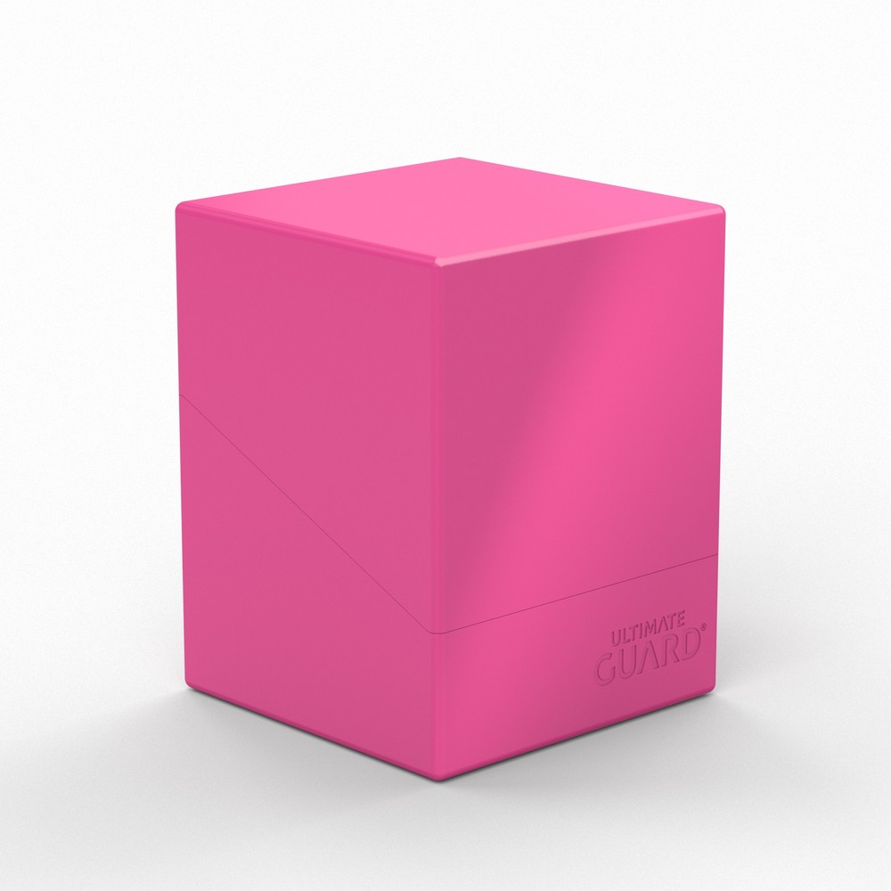 Ultimate Guard: Deck Box Boulder 100+ Solid Neon Pink