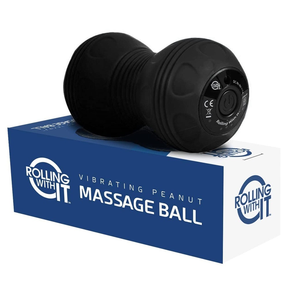 Vibrating Peanut Massage Ball - Deep Tissue Trigger Point Therapy, ... Fast Ship