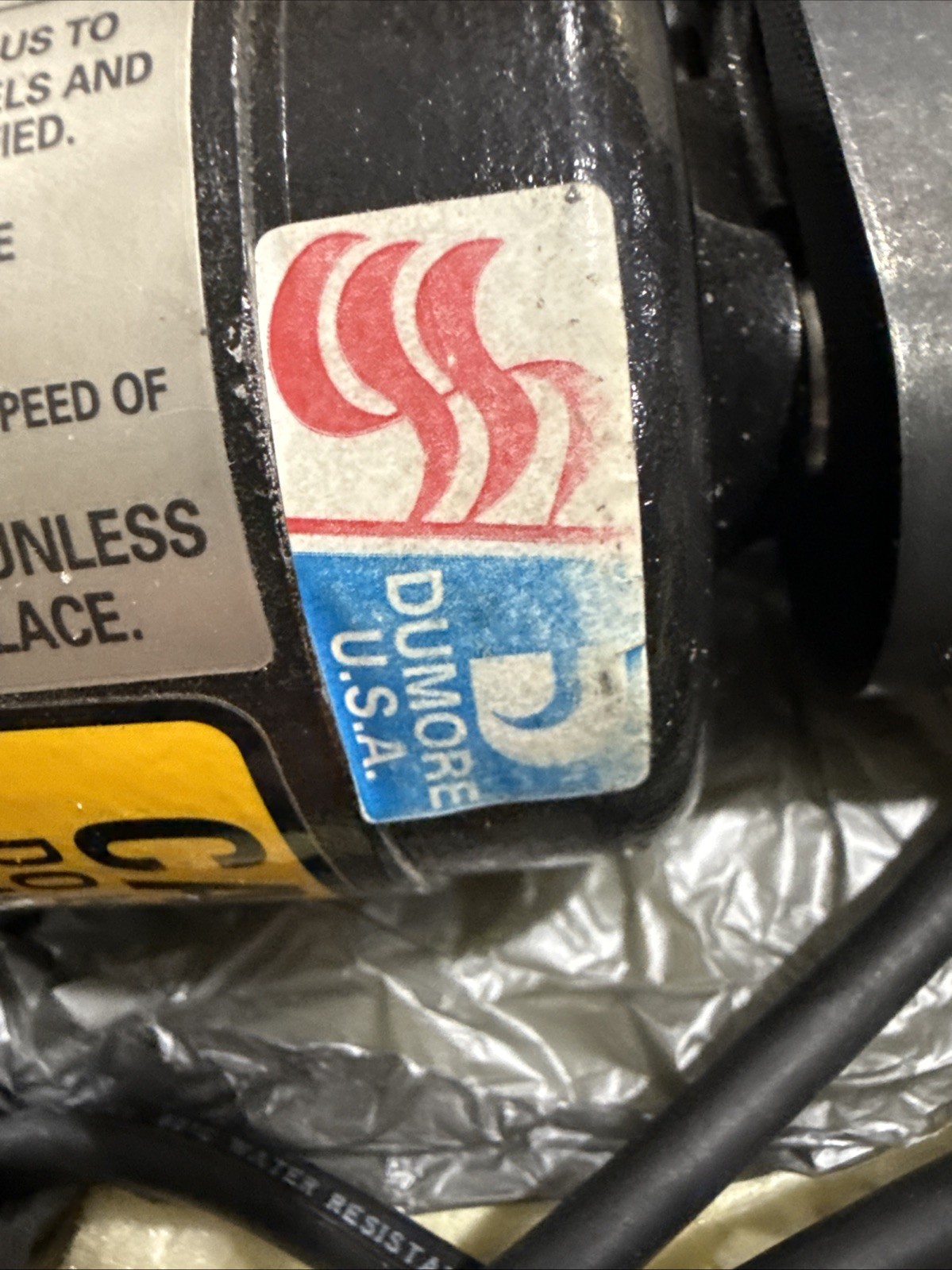 DUMORE 14-011 TOOLPOST GRINDER w Extras Excellent 🇺🇸