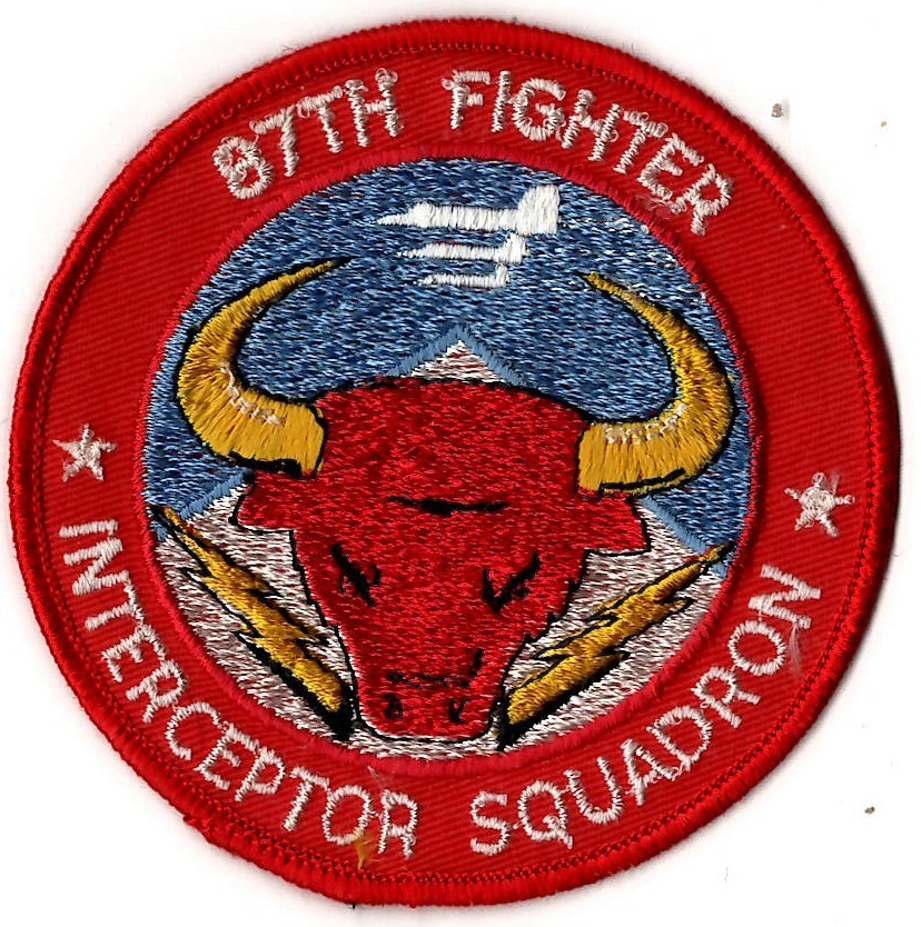 USAF 87th FIGHTER INTERCEPTOR SQUADRON MILITARY PATCH