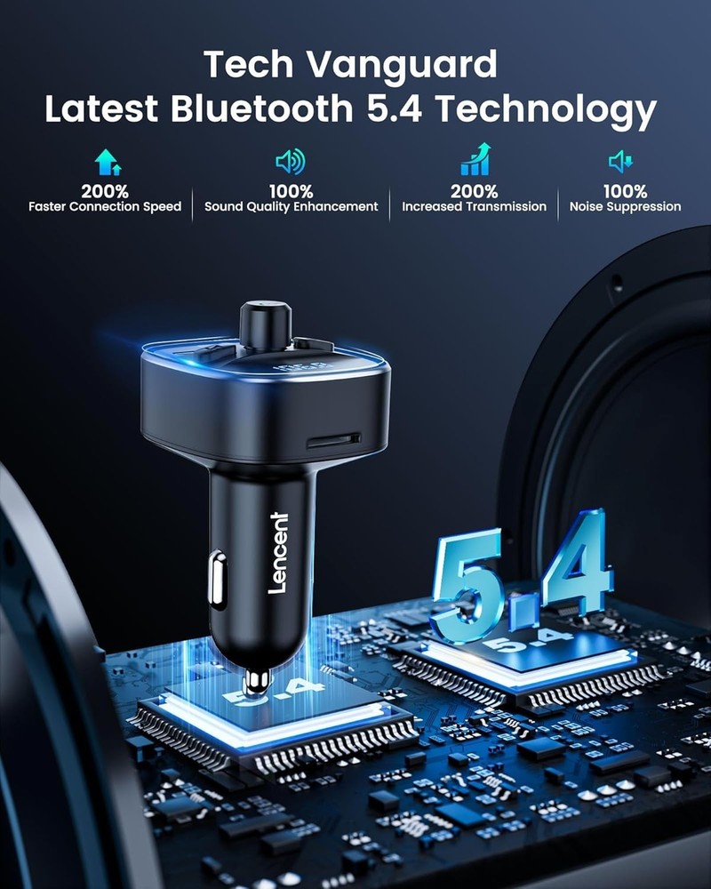 Upgraded Bluetooth 5.4 Technology - CVC Noise Reduction