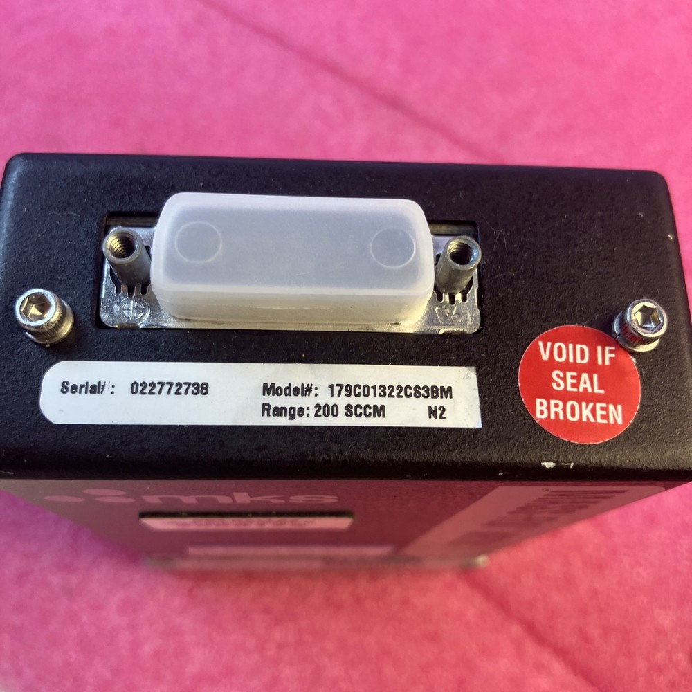 MKS Mass-Flo Meter 179C01322CS3BM Flow Controller N2, 200 SCCM