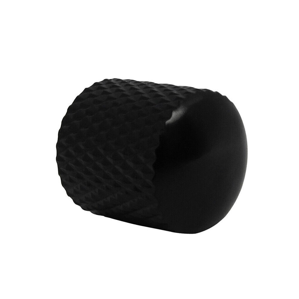 New 12pcs Black Guitar Bass Knobs Volume/Tone Control Dome Metal Knobs